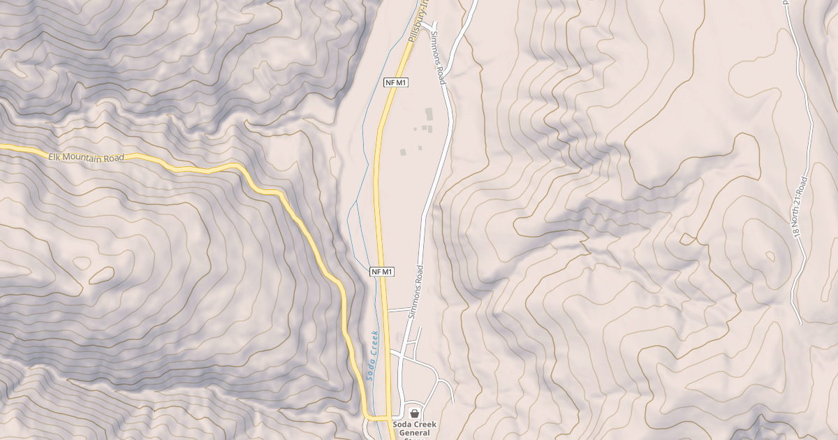 Map preview of SODA CRK. G.S.