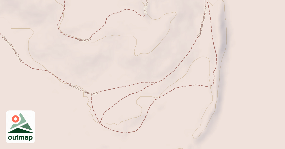 Map of Oseetah Lake Trails