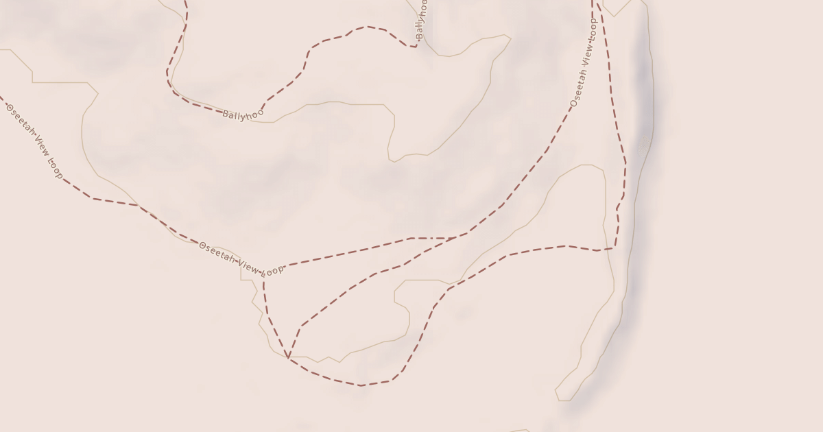 Map preview of Oseetah Lake Trails