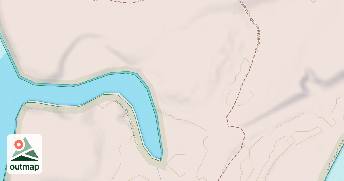Map of Miller-Black Bear Trail