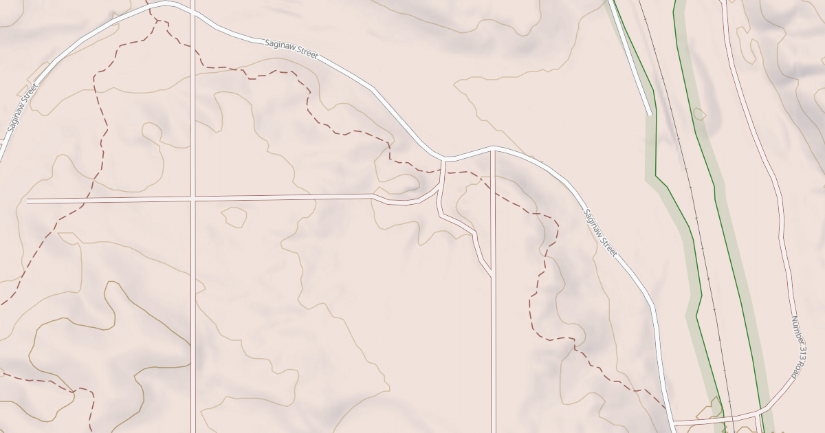 Map preview of Ogemaw Hills Trail