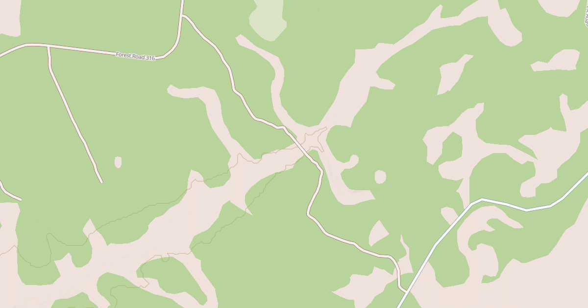 Map preview of USFS National Forest System Roads {88238B2B-A5FF-4E06-874E-8A28776956E8}