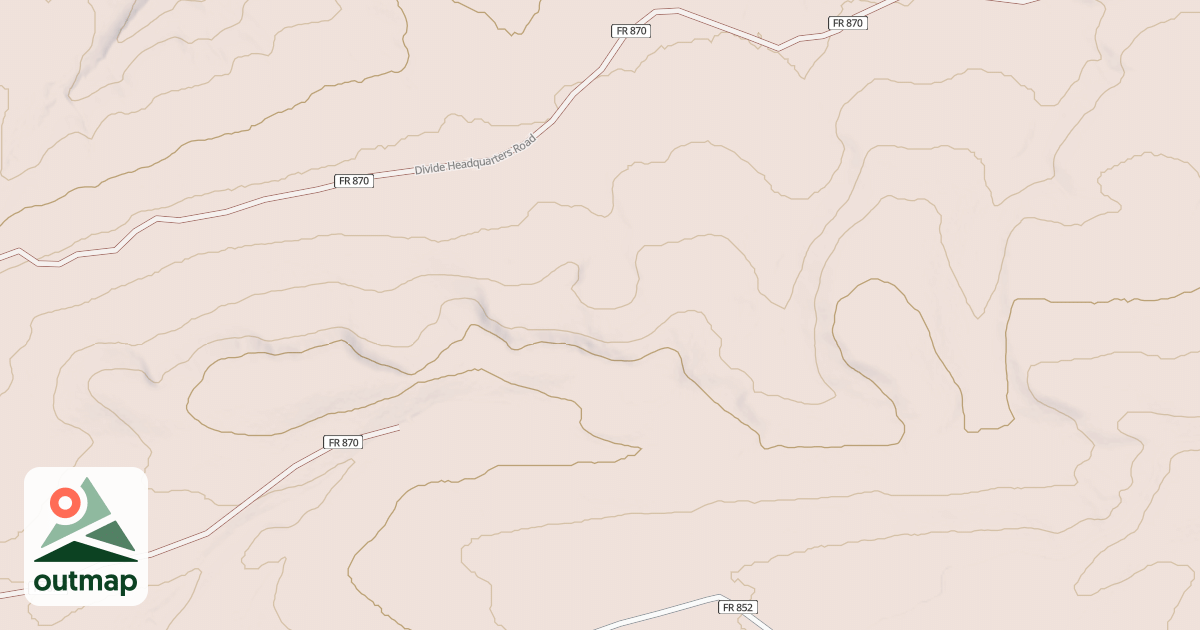 Map of DIVIDE HDQ SPUR 1A