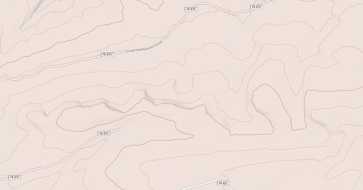 Map preview of DIVIDE HDQ SPUR 1A