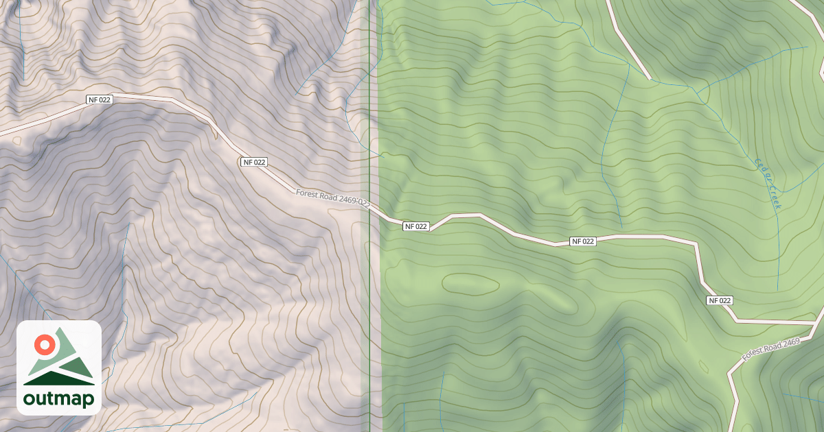 Map of USFS National Forest System Roads {65FBD4B8-555A-4032-B401-093BE344AE2A}