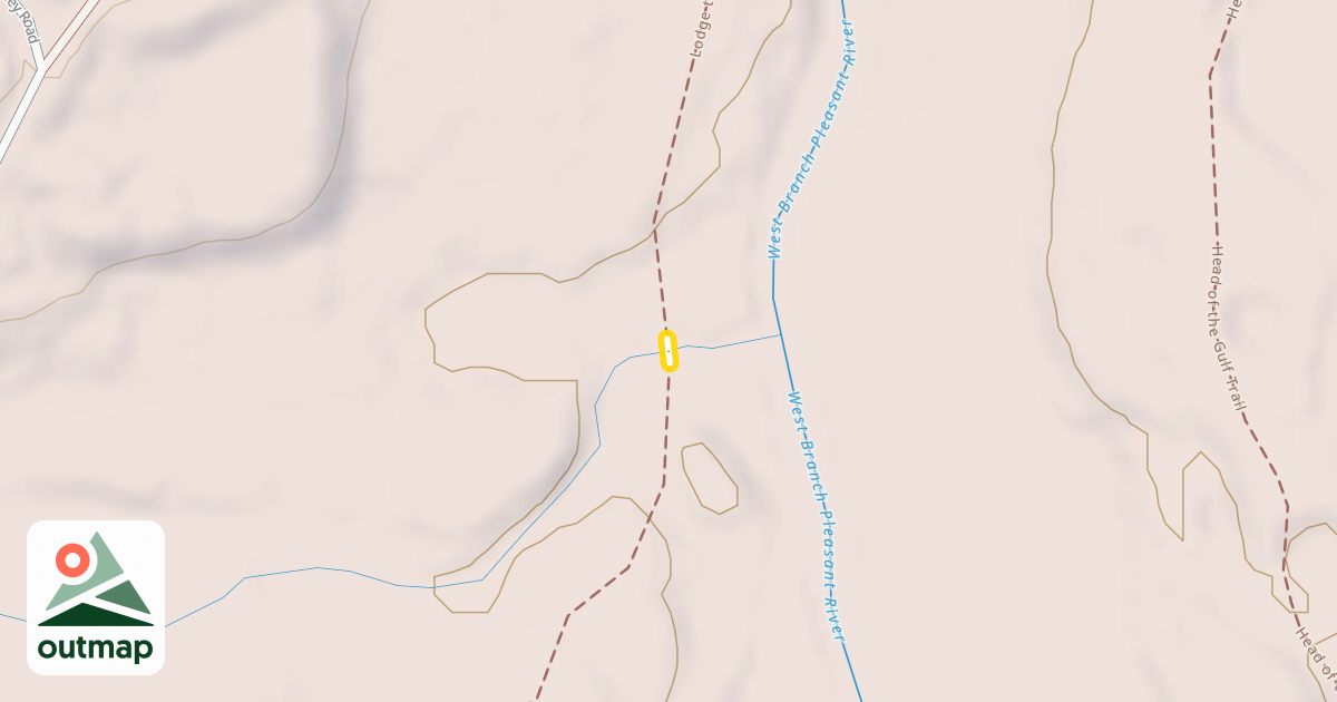 Map of Lodge to Lodge Trail