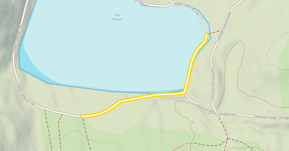 Map preview of Pogue Lakeside Trail