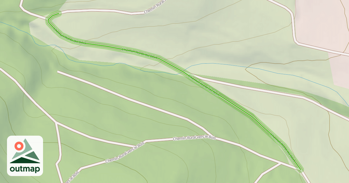 Map of Chemin Rural du Bois