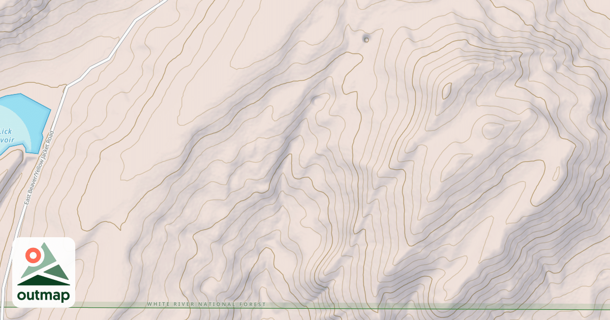Map of Gooseberry Creek