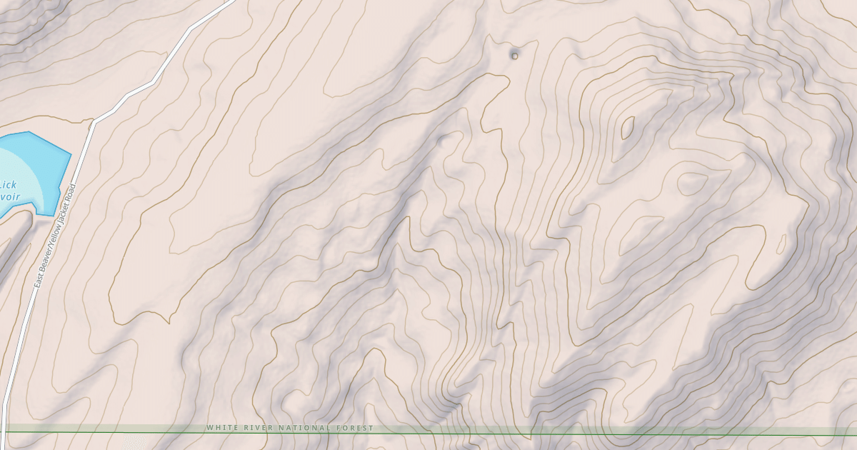 Map preview of Gooseberry Creek