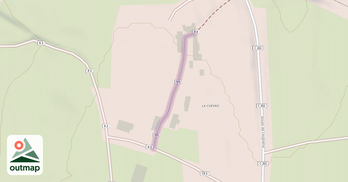 Map of Chemin de la Chèvrie