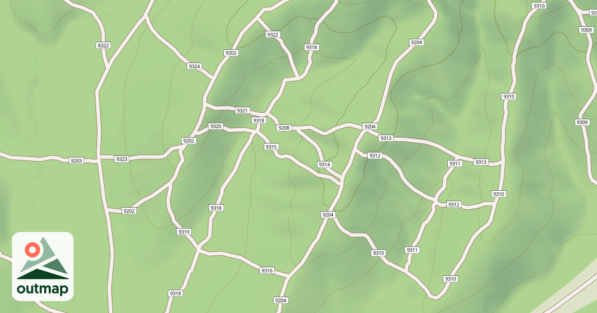 Map of USFS Motor Vehicle Use Map Trails 19056