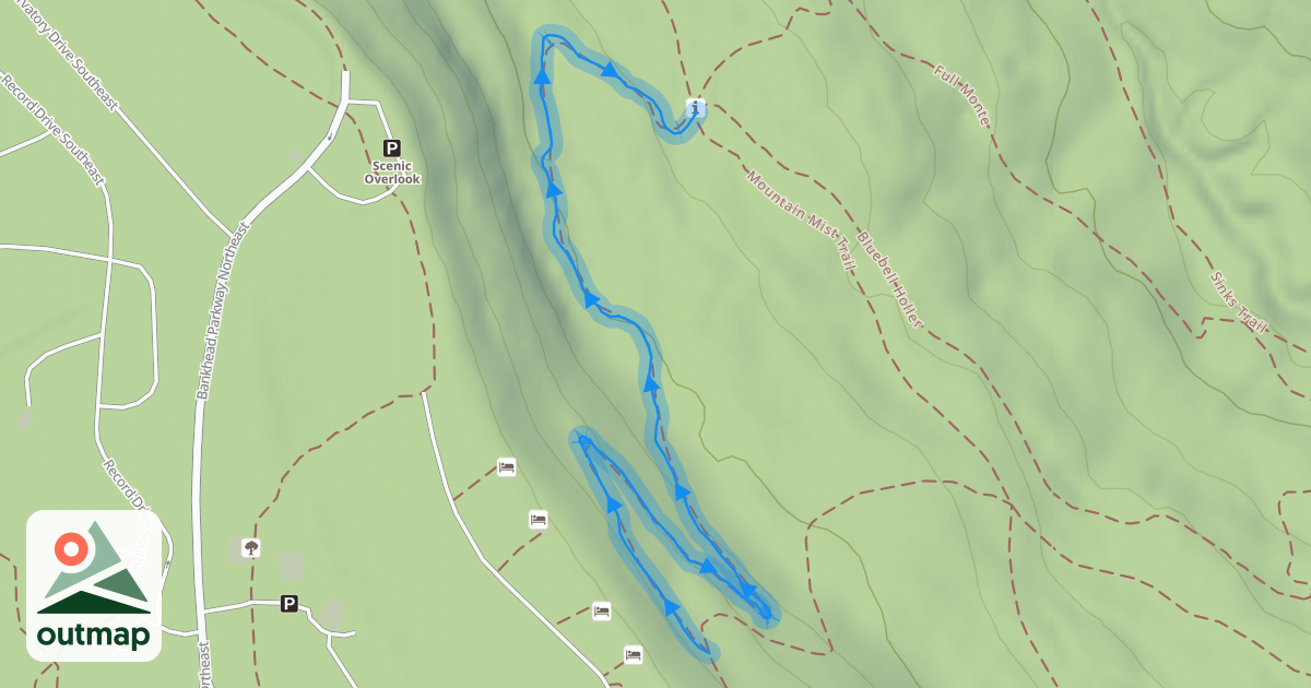 Map of Tally-Ho