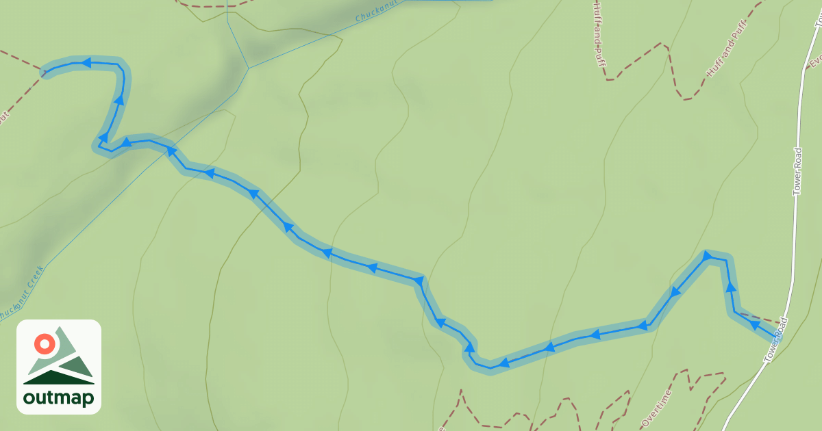 Map of Pump Track