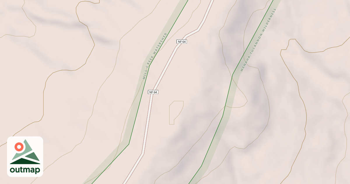 Map of USFS Motor Vehicle Use Map Roads {DCB005FE-7594-497C-AFDB-57FA7CF8682E}