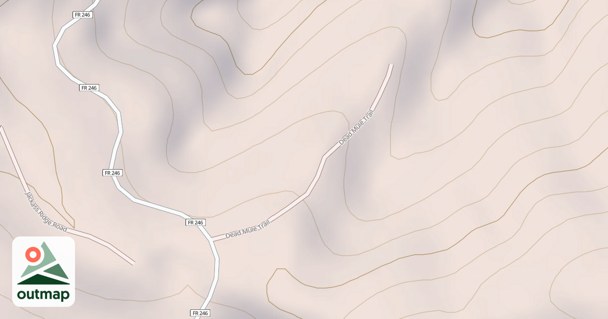 Map of DEAD MULE TRAIL