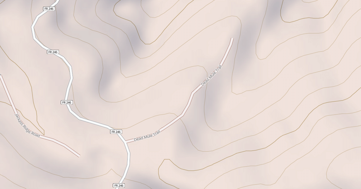 Map preview of DEAD MULE TRAIL