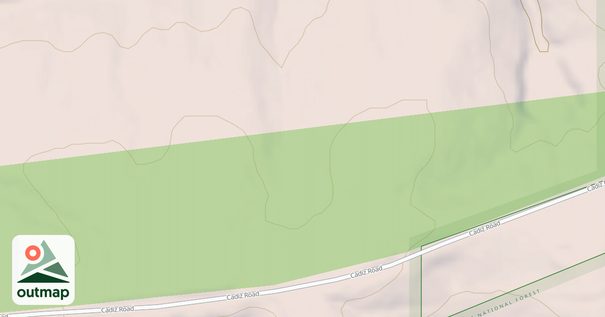 Map of COUNTY RD SPUR #1