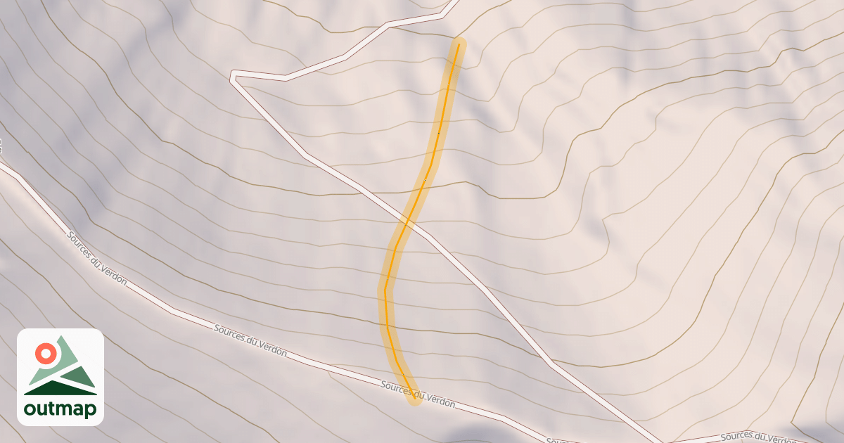 Map of Seregnier Hors Piste