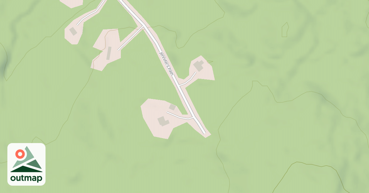 Map of Jennifer's Path