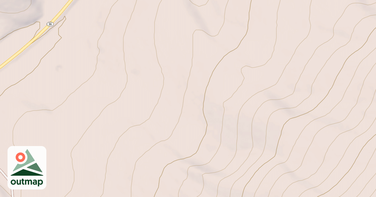 Map of EMIGRATION FLAT POWERLINE EAST
