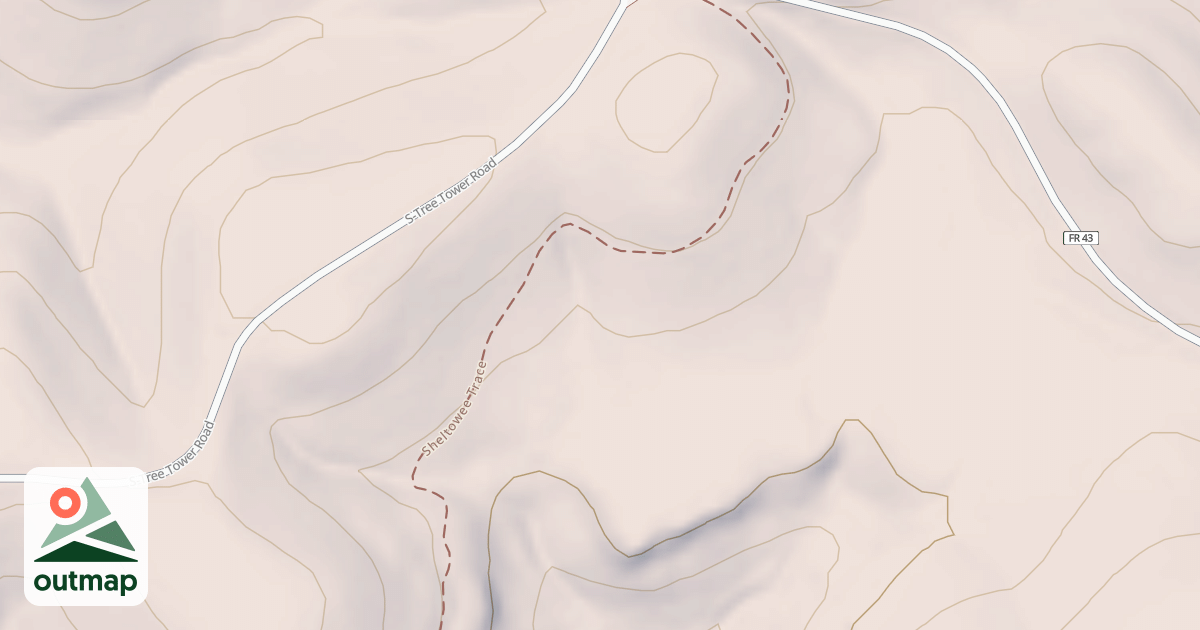 Map of Sheltowee Trace