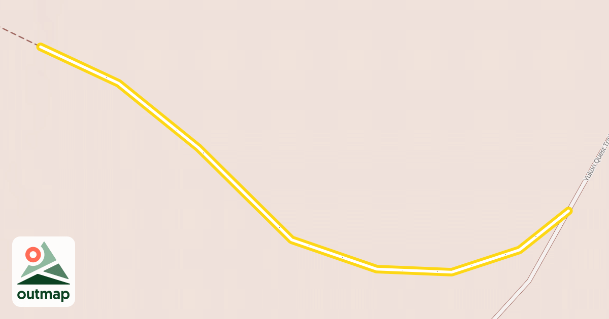 Map of Yukon Quest Trail
