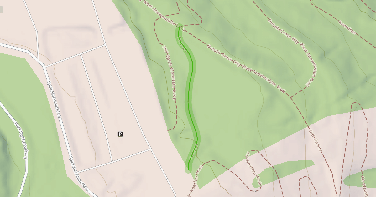 Map preview of Portage