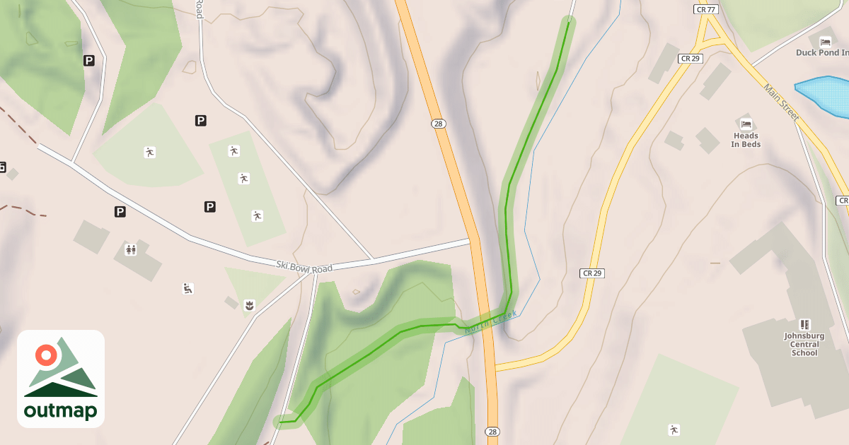 Map of Carol Thomas Trail