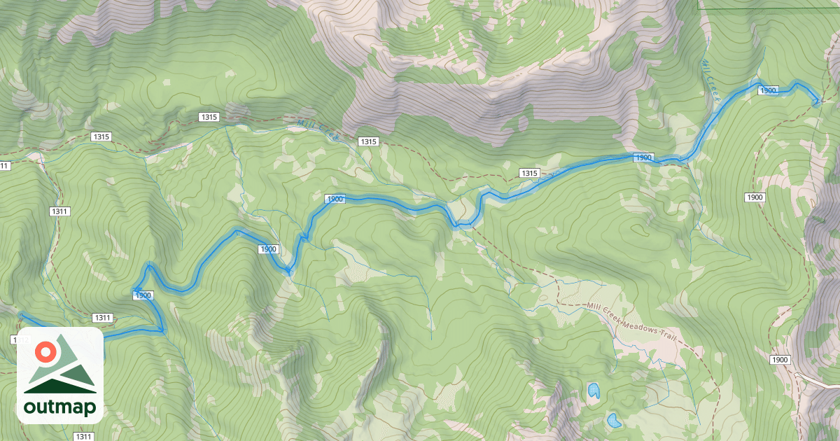Map of Great Western Trail