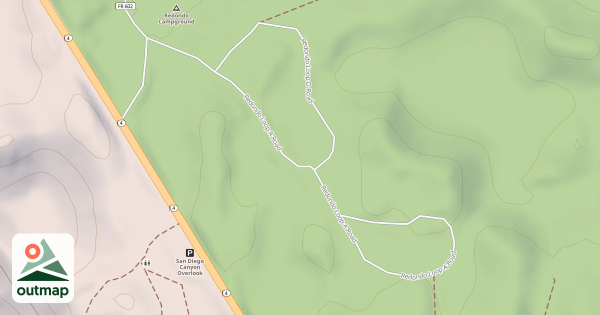 Map of REDONDO LOOP A