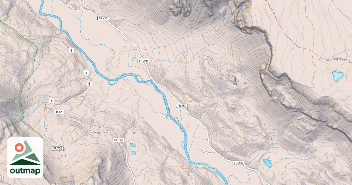 Map of ALAMOSA-CONEJOS