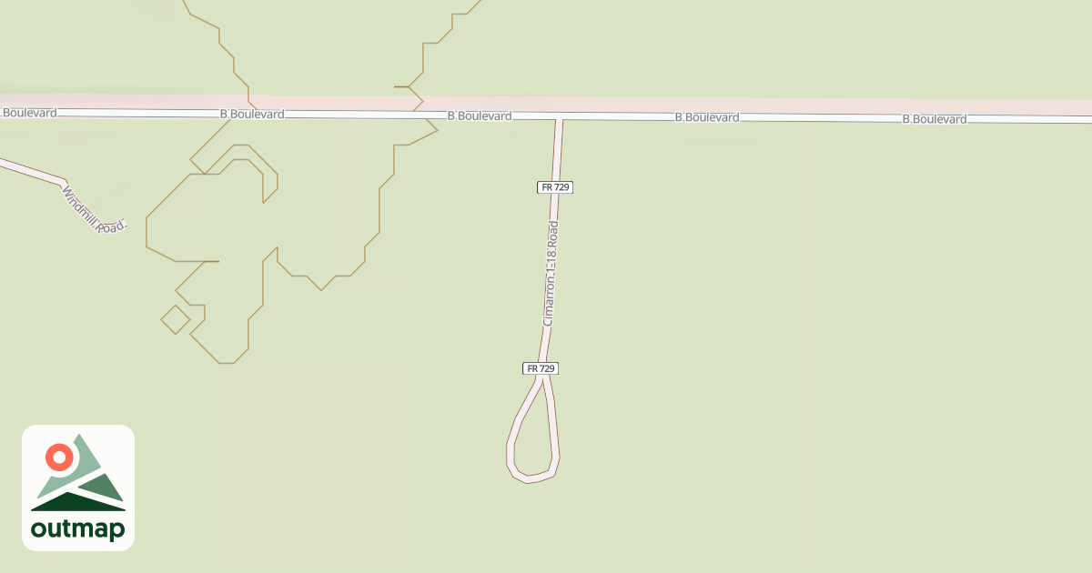 Map of CIMARRON 1-18