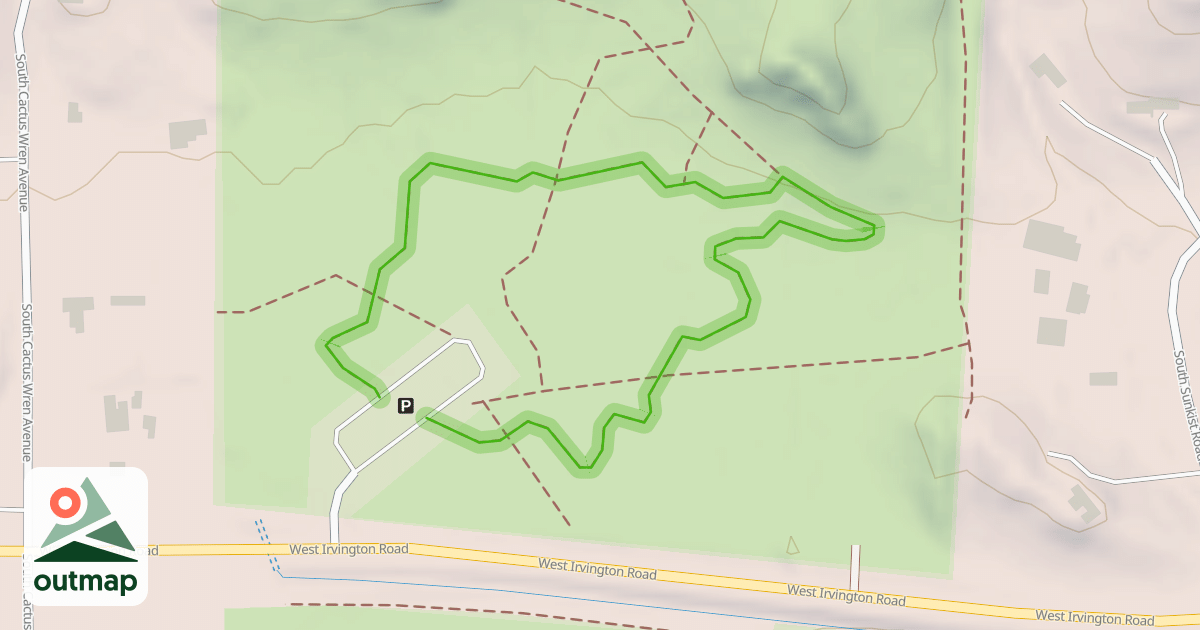 Map of Creosote Loop Trail