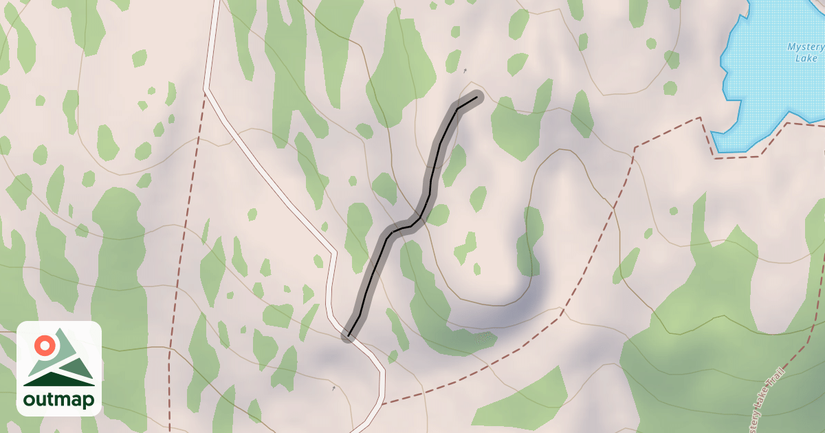 Map of Devil's Drop