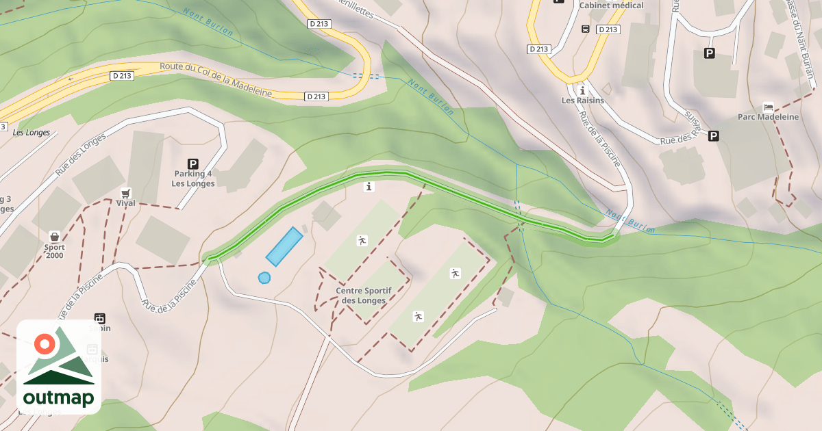 Map of Chemin des 1450m