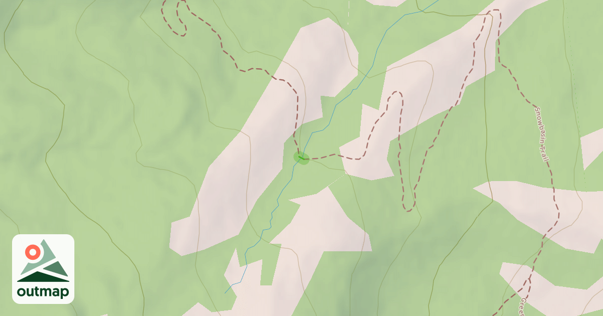 Map of Snowbasin Trail