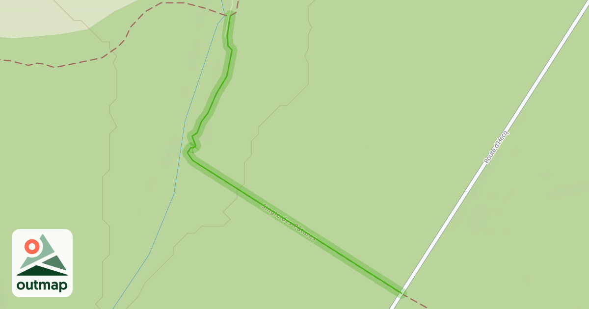 Map of Single des Pâtures