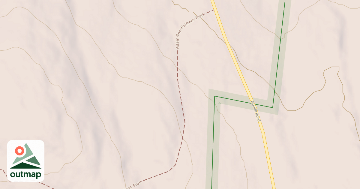 Map of Adams Sno-Drifter Trail