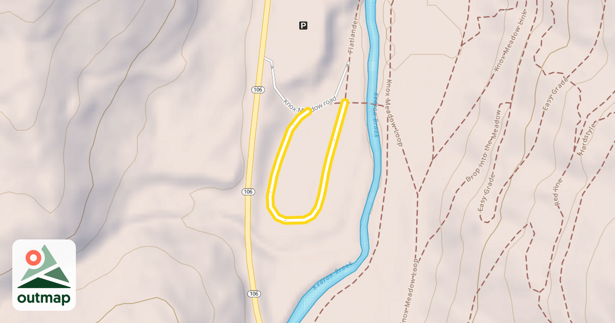 Map of Knox Meadow Loop