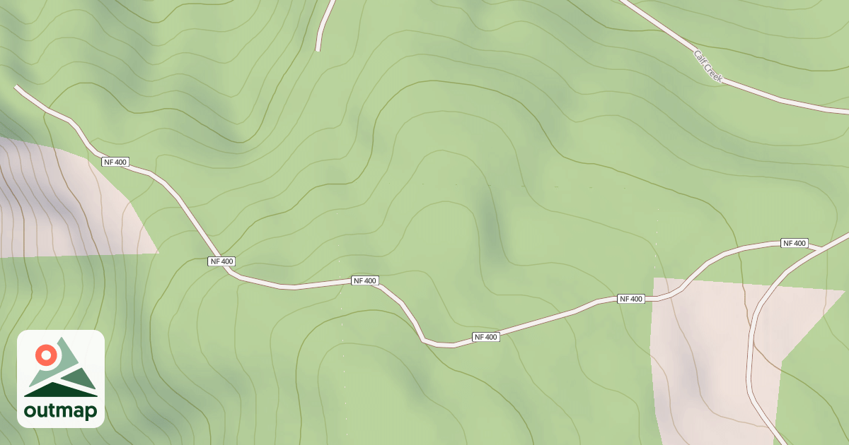 Map of CALF CR FIRE T.S.