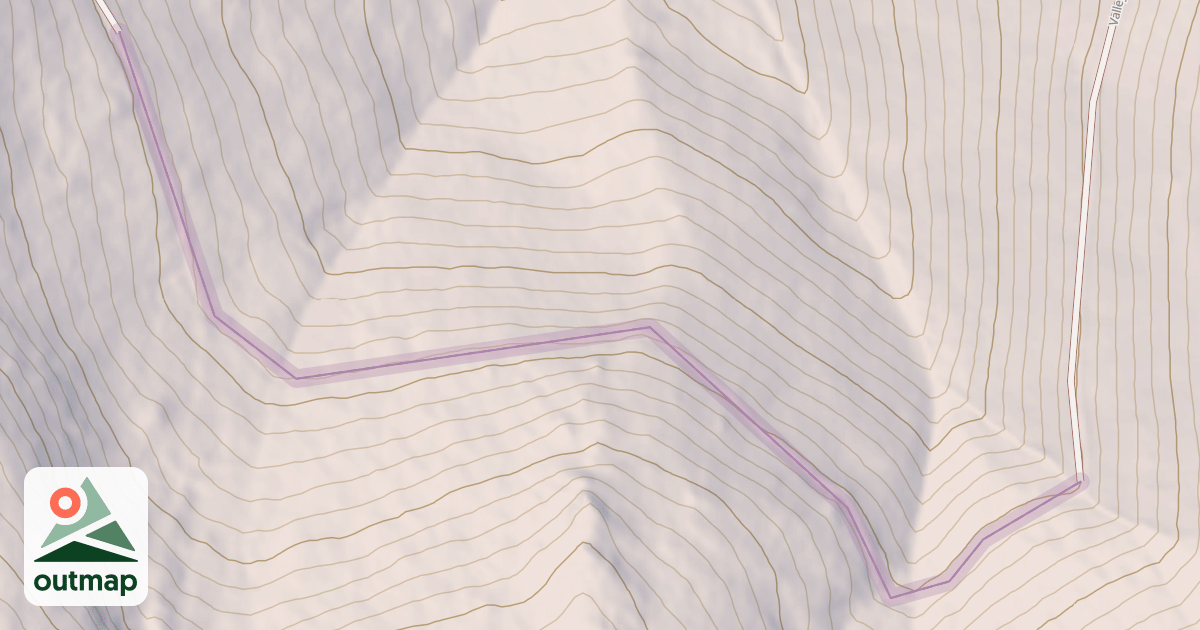 Map of Valley Creek 1300 path