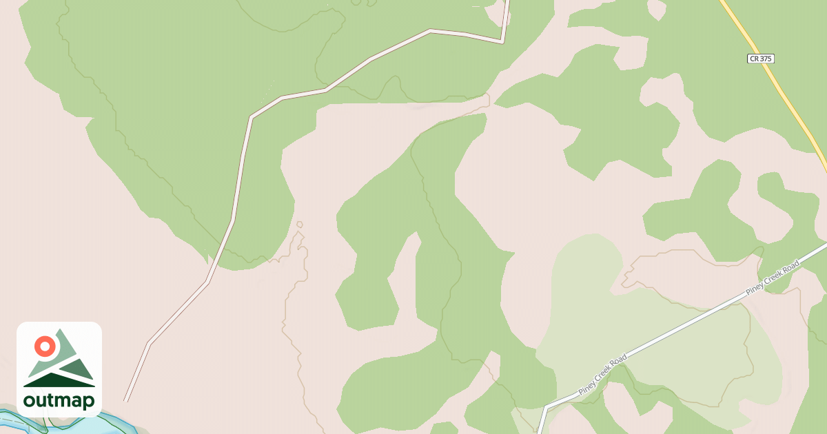 Map of PINE CREEK HUNT CAMP