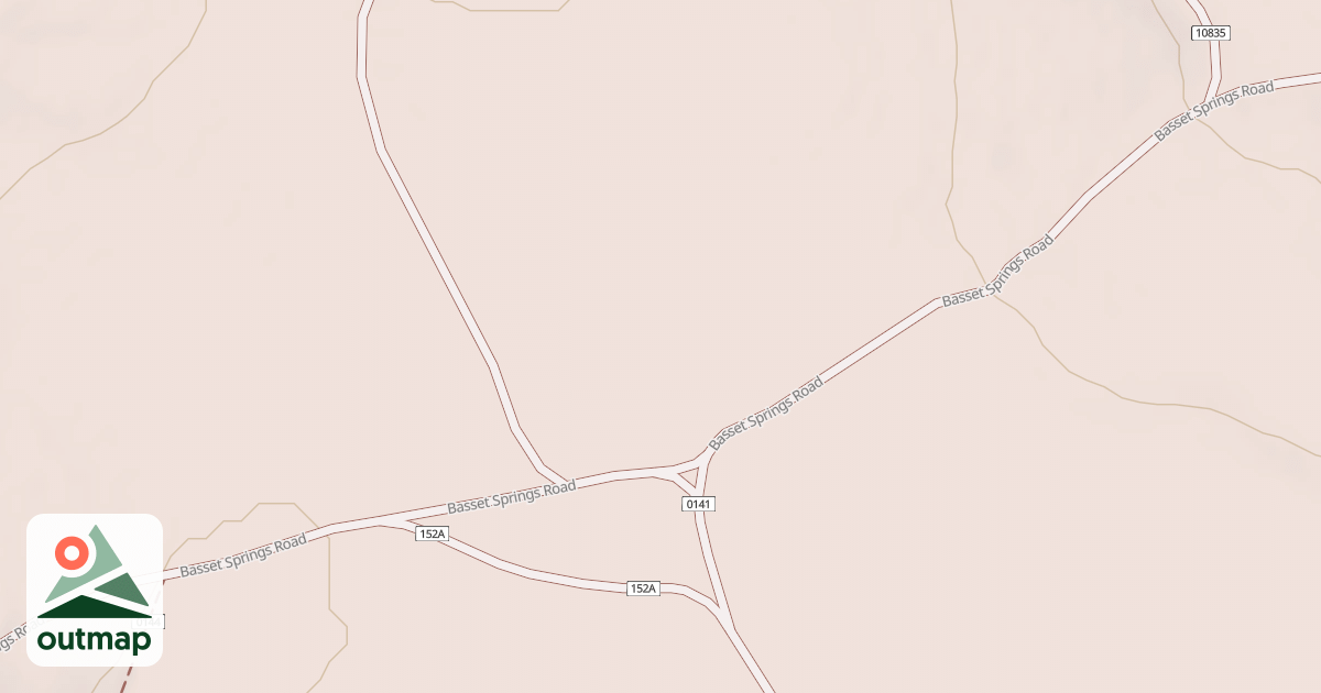 Map of BASSET SPRINGS LOOP