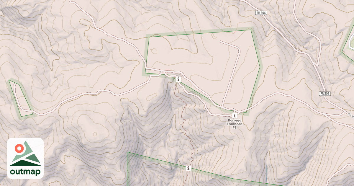 Map of USFS Motor Vehicle Use Map Roads {DE0213FB-98D3-4BF7-AF1B-9F112657CE48}