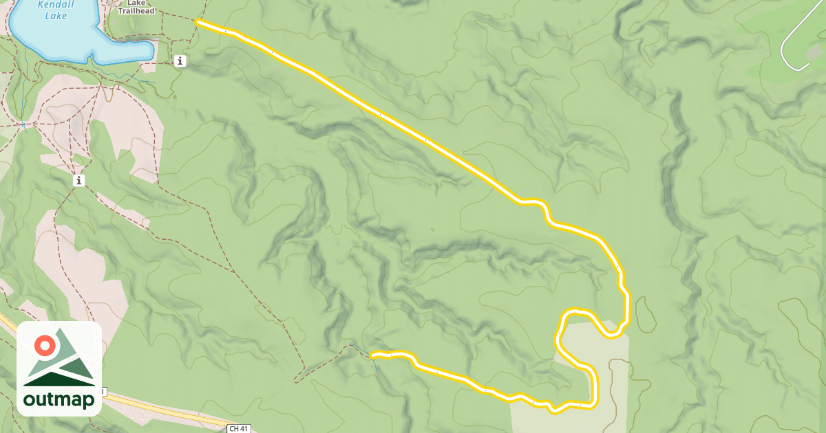 Map of Cross Country Trail