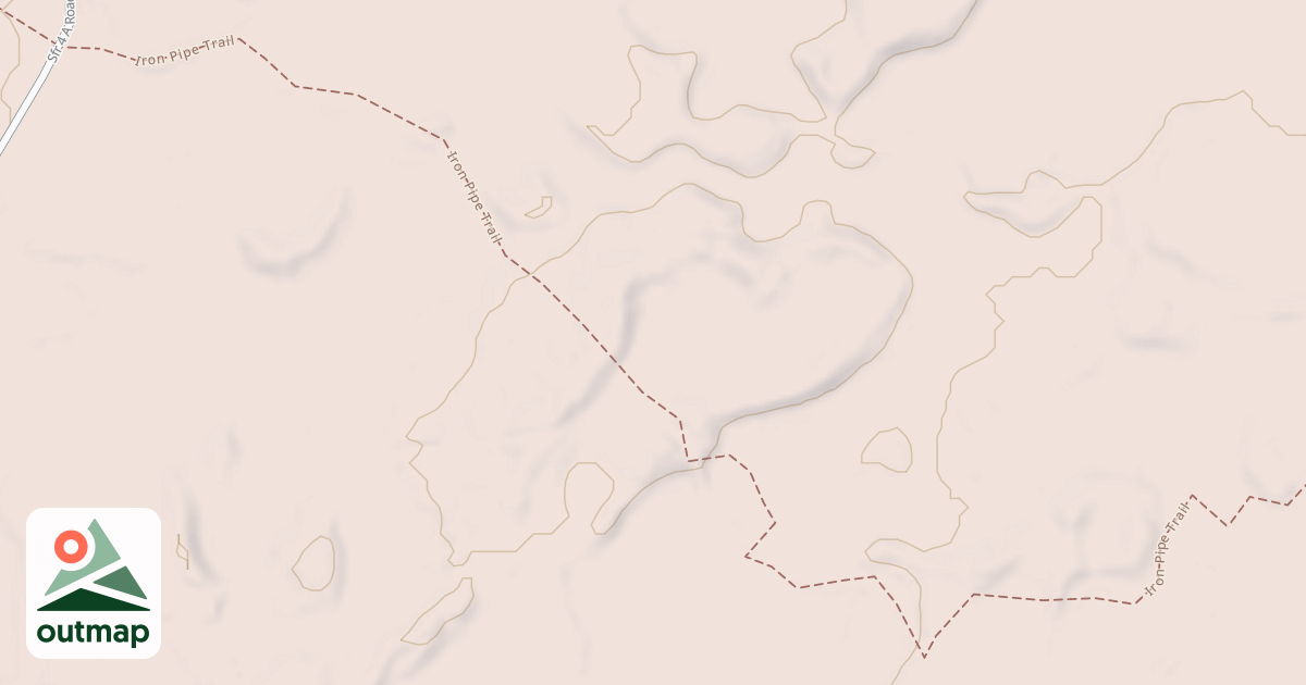 Map of Straight Arrows Trail