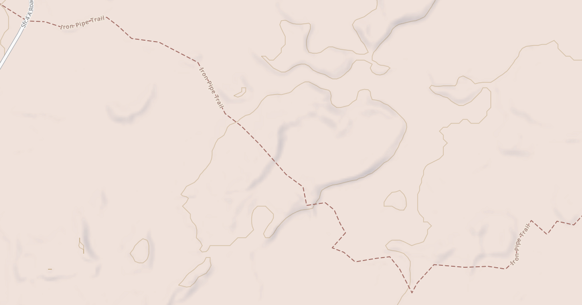 Map preview of Straight Arrows Trail