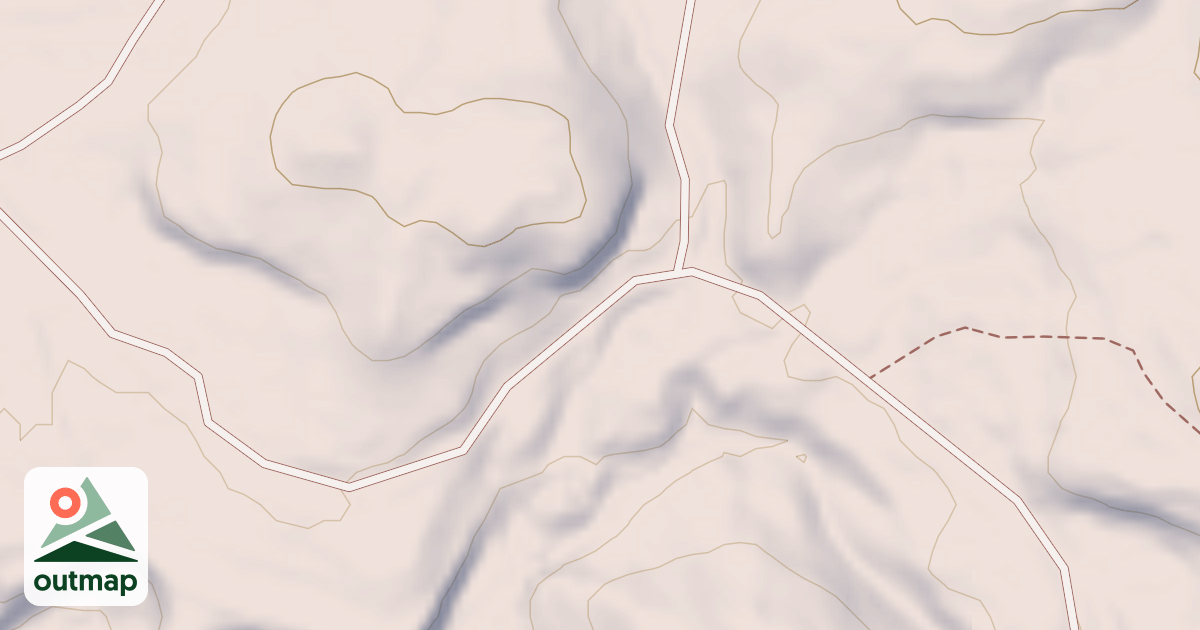 Map of Black Ridge To Kane Creek