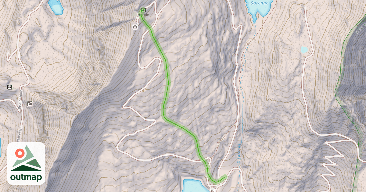 Map of Cristalliere